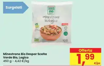 Eurospar Minestrone Bio Despar Scelta Verde Bio, Logico offerta