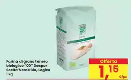 Eurospar Farina di grano tenero biologico "00" Despar Scelta Verde Bio, Logico offerta