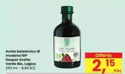 Eurospar Aceto balsamico di modena IGP Despar Scelta Verde Bio, Logico offerta