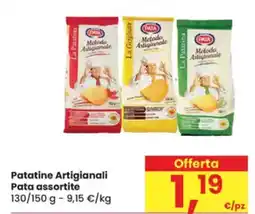 Eurospar Patatine Artigianali Pata assortite offerta