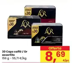 Eurospar 30 Caps caffè L'Or assortito offerta