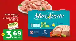 Extra Supermercati Mare aperto τοννο in olio d'oliva offerta