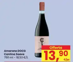 Eurospar Amarone DOCG Cantina Soave offerta