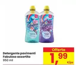 Eurospar Detergente pavimenti Fabuloso assortito offerta