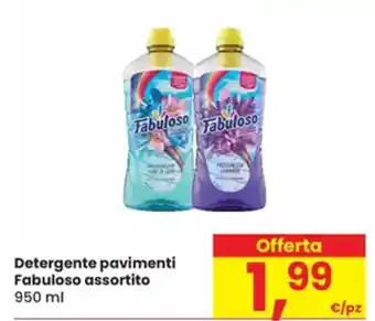 Eurospar Detergente pavimenti Fabuloso assortito offerta