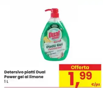 Eurospar Detersivo piatti Dual Power gel al limone offerta