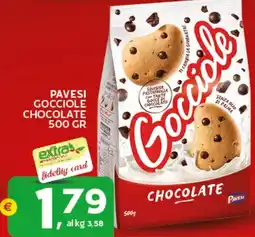 Extra Supermercati Pavesi gocciole chocolate offerta