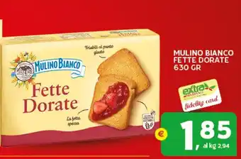 Extra Supermercati Mulino bianco fette dorate offerta