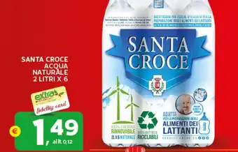 Extra Supermercati Santa croce acqua naturale offerta