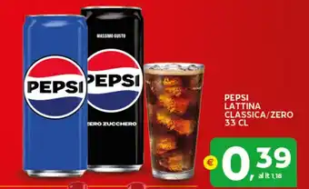 Extra Supermercati Pepsi lattina classica/zero offerta