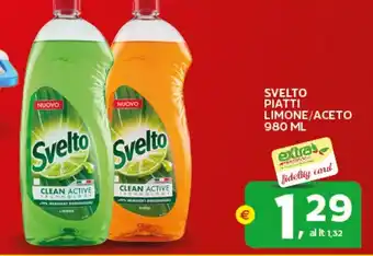 Extra Supermercati Svelto piatti limone/aceto offerta