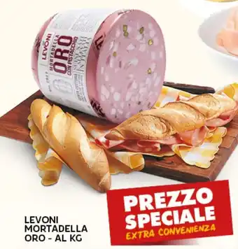 Extra Supermercati Levoni mortadella oro offerta