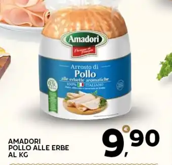 Extra Supermercati Amadori pollo alle erbe offerta