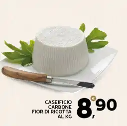 Extra Supermercati Caseificio carbone fior di ricotta offerta