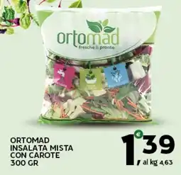 Extra Supermercati Ortomad insalata mista con carote offerta