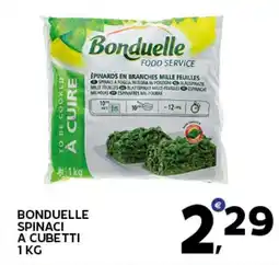 Extra Supermercati Bonduelle spinaci a cubetti offerta