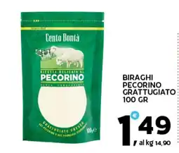 Extra Supermercati Biraghi pecorino grattugiato offerta