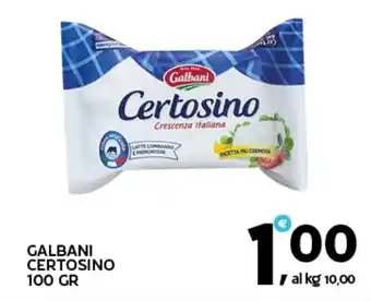 Extra Supermercati Galbani certosino offerta