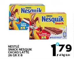 Extra Supermercati Nestle snack nesquik cacao/latte offerta