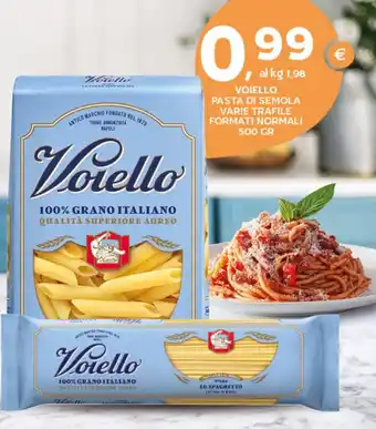 Extra Supermercati Voiello pasta di semola varie trafile formati normali offerta