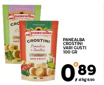 Extra Supermercati Panealba crostini vari gusti offerta