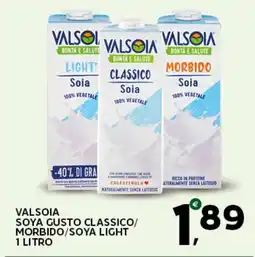 Extra Supermercati Valsoia soya gusto classico/ morbido/soya light offerta