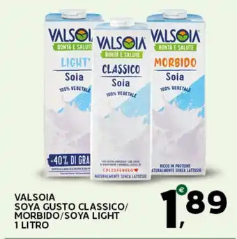 Extra Supermercati Valsoia soya gusto classico/ morbido/soya light offerta