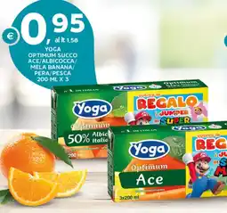 Extra Supermercati Yoga optimum succo ace/albicocca/ mela banana/ pera/pesca offerta