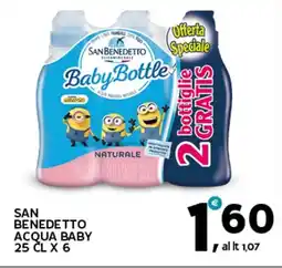 Extra Supermercati San benedetto acqua baby offerta