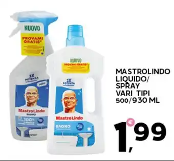 Extra Supermercati Mastrolindo liquido/ spray vari tipi offerta