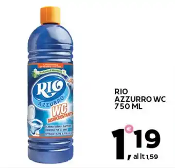 Extra Supermercati Rio azzurro wc offerta