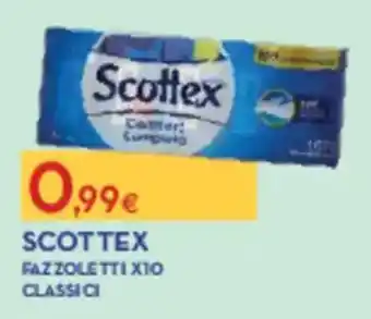 Proshop Scottex fazzoletti x10 classici offerta