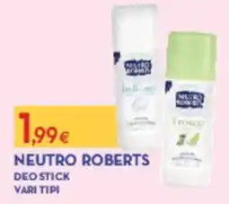 Proshop Neutro roberts deo stick vari tipi offerta