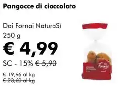 NaturaSì Pangocce di cioccolato Dai Fornai Natura Si offerta