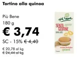 NaturaSì Tortino alla quinoa Più Bene offerta