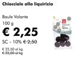 NaturaSì Chiocciole alla liquirizia Baule Volante offerta