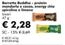 NaturaSì Barretta Buddha - protein Iswari offerta