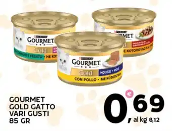 Extra Supermercati Gourmet gold gatto vari gusti offerta