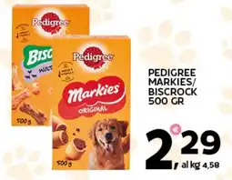 Extra Supermercati Pedigree markies/ biscrock offerta