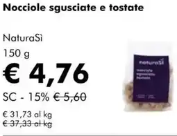 NaturaSì Nocciole sgusciate e tostate Natura Si offerta