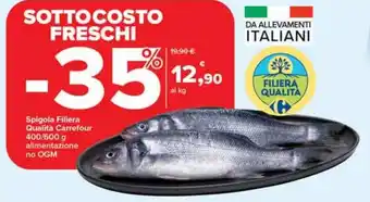 Carrefour Spigola Filiera Qualità Carrefour offerta