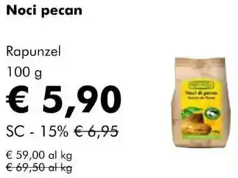 NaturaSì Noci pecan Rapunzel offerta