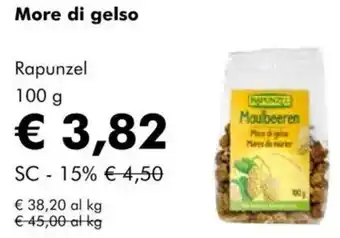 NaturaSì More di gelso Rapunzel offerta