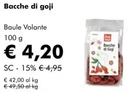 NaturaSì Bacche di goji Baule Volante offerta