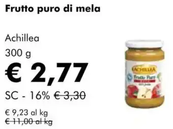 NaturaSì Frutto puro di mela Achillea offerta