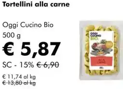 NaturaSì Tortellini alla carne Oggi Cucino Bio offerta