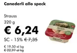 NaturaSì Canederli allo speck Strauss offerta