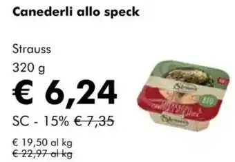 NaturaSì Canederli allo speck Strauss offerta