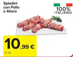 Carrefour Spiedini con Pollo e Alloro offerta