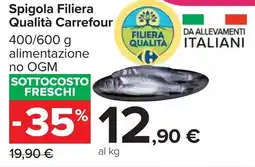 Carrefour Spigola Filiera Qualità Carrefour offerta